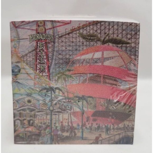 Vintage Disney Paradise Pier Disney California Adventure Sticky Notes Block NOS - Picture 4 of 6